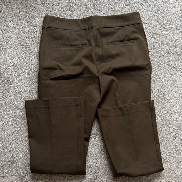 LOFT Women's Brown High Rise Flare Pants - Picture 5 of 5